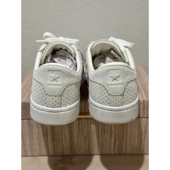 CONVERSE Pro Leather LP OX Egret/White Womens 5 - Picture 5 of 6